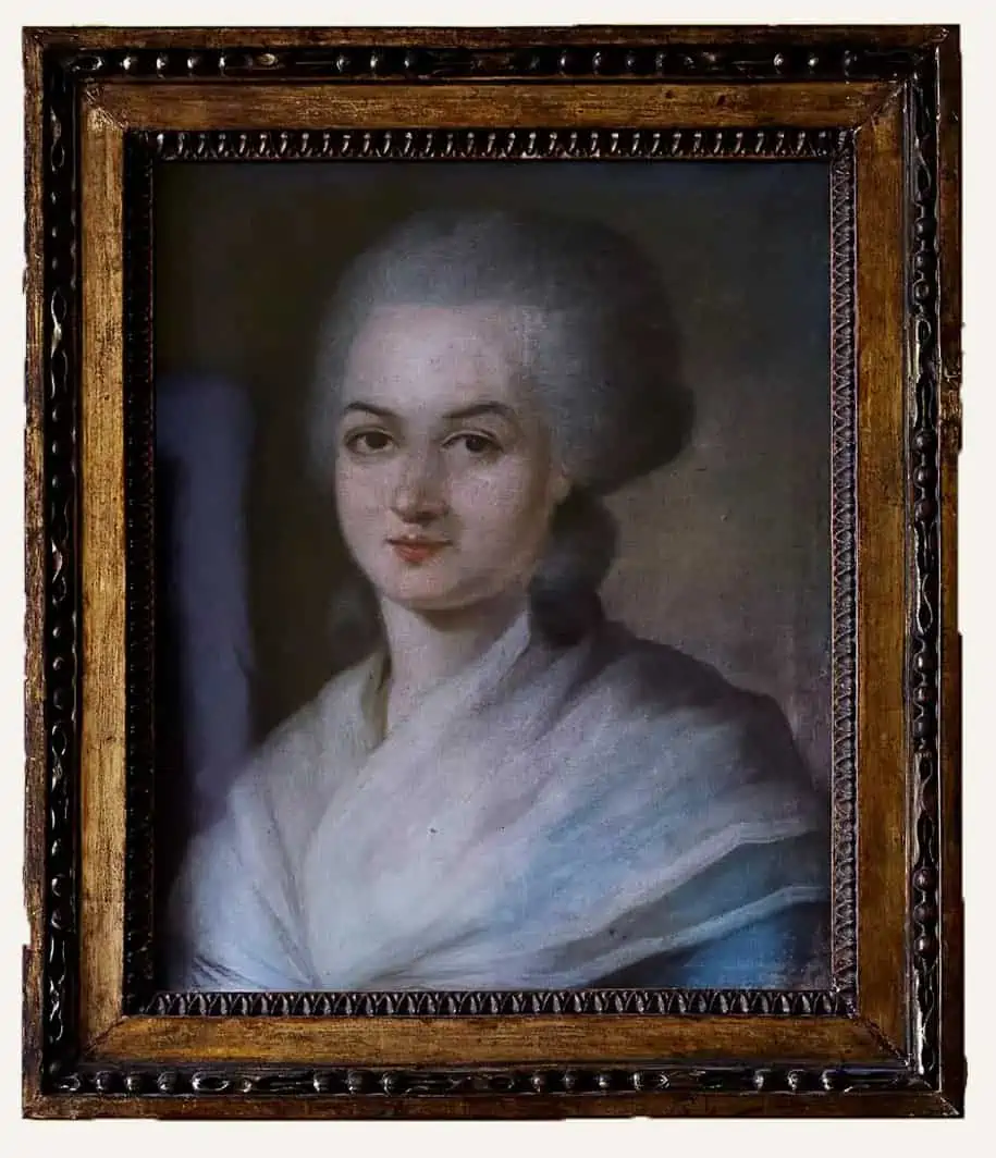 Olympe de Gouges, Verfasserin der <em>Erklärung der Rechte der Frau und Bürgerin </em> (1791) wurde 1793 hingerichtet (Bild: Pastell von Alexander Kucharski)
