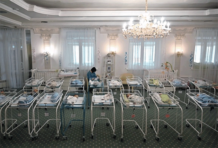 Bestellt, aber noch nicht abgeholt. Neugeborene in Kiew (© Biotexcom)